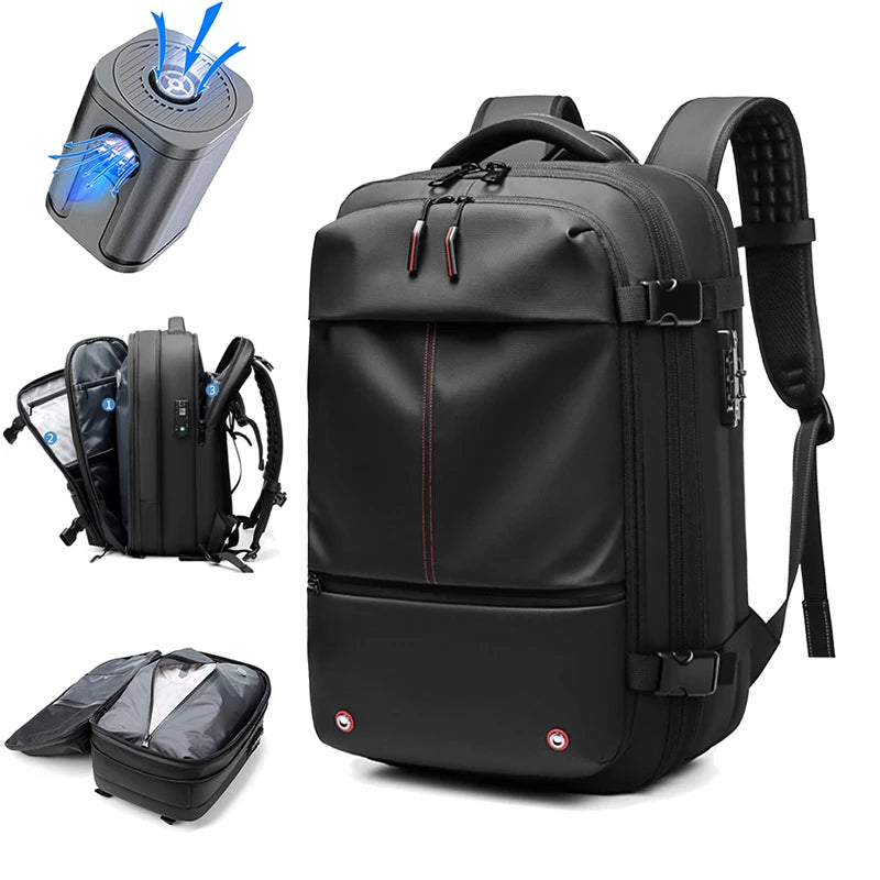 17 Inch Laptop Travel Backpack with Vacuum Compression Large Capacity