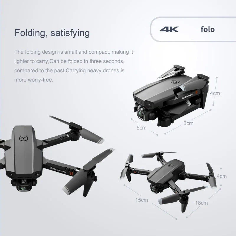 Mini Drone 4K 1080P HD Camera Wifi Fpv Air Drone