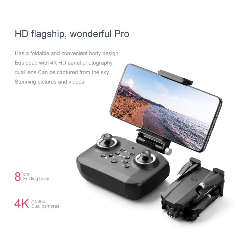 Mini Drone 4K 1080P HD Camera Wifi Fpv Air Drone