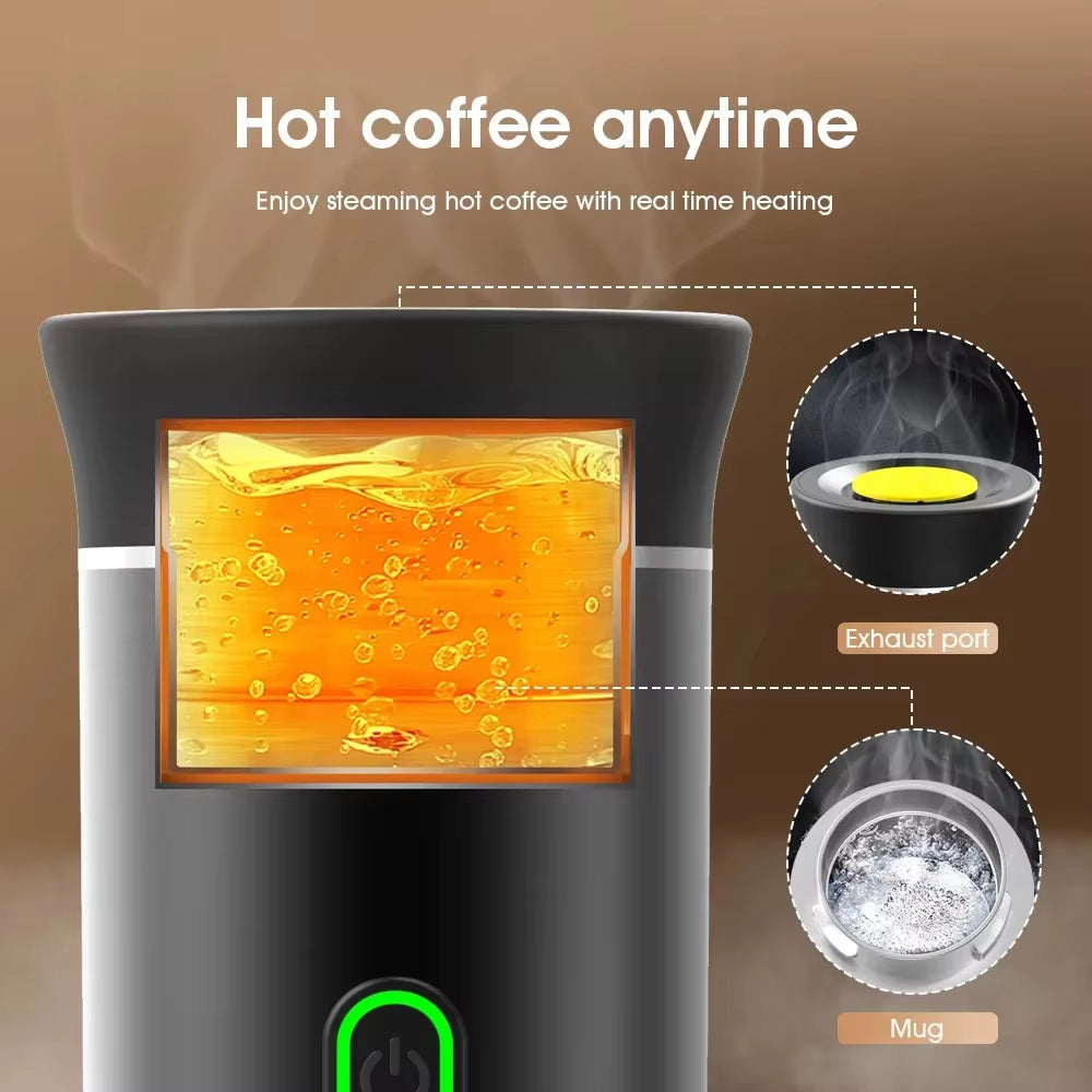 Portable 3-In-1 Espresso Maker USB Charging Coffee Machine